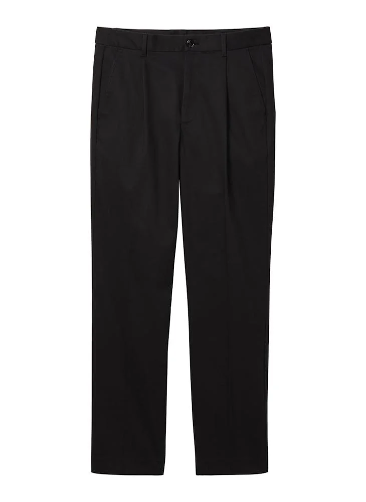 CALVIN KLEIN  Straight Cotton Sateen Chino Trousers for Men | Best Price UAE